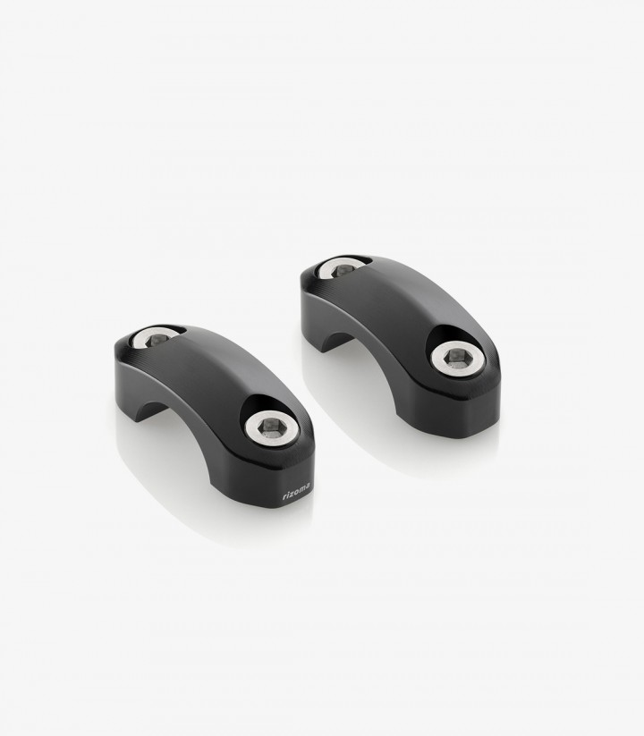 Torretas Rizoma en Negro MV Agusta Rivale / Turismo Veloce 800 (13-25) AZ701B