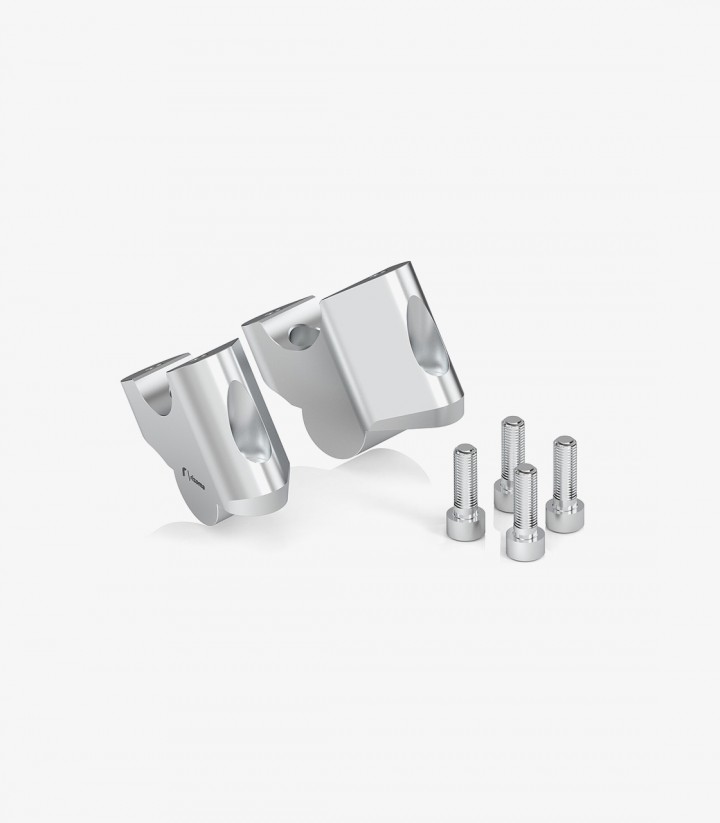 Torretas Rizoma en Plateado Ducati Multistrada V4 / V4 S / Rally / Pikes Peak / RS (21-26) ZDM167A