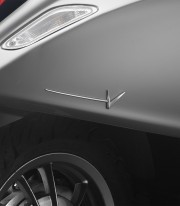 Rizoma Black Side Icons ZVP046B for Vespa Elettrica, Primavera, Sprint (18-25)