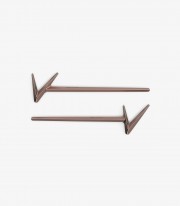 Iconos Laterales Rizoma en Rosa Métalico ZVP043MR Vespa GTS, GTV, Sei Giorni (18-25)