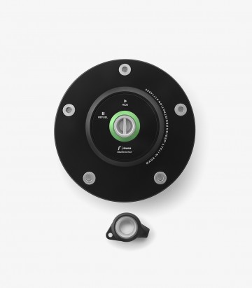 Rizoma Black Street Fuel Tank Cap Kawasaki ER-6F/ER-6N, Ninja ZX-4/6/10/R, Z 650 / 750 / 800, Z 900 / RS, Versys 1000, Versys-X 