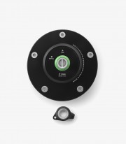 Tapón Depósito Street Negro Rizoma Kawasaki ER-6F/ER-6N, Ninja ZX-4/6/10/R, Z 650 / 750 / 800, Z 900 / RS, Versys 1000, Versys-X