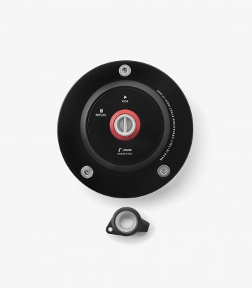 Rizoma Black Street Fuel Tank Cap Suzuki GSX-8S (23-25), GSX-S1000/950 (21-25), GSX-R1000/R (19-22), Katana 1000 (19-20) TF071B