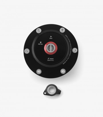 Rizoma Black Street Fuel Tank Cap Aprilia RS 457 (24-25), RS 660 (21-25), Tuono 457 (25), Tuono 660 (21-25) TF085B