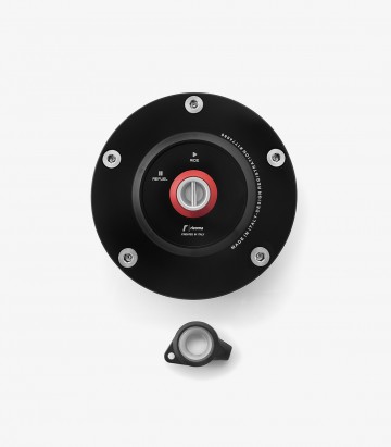 Tapón Depósito Street Negro Rizoma Aprilia RSV4 1100, RSV4 1100 Factory, Tuono V4, Tuono V4 Factory (21-25) TF086B