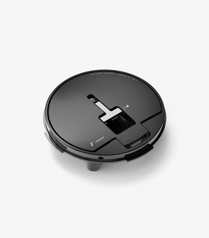 Tankdeckel Schwarz Rizoma Yamaha MT-09 SP, MT-09 Y-AMT, T-Max 560 / Tech Max (22-25) TF160B