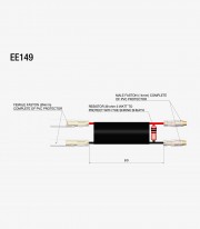 Rizoma Adapter Cable with Resistor BMW R nineT, Pure, Scrambler, Urban GS (16–24) EE149H