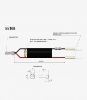 Rizoma Adapter Cable with Resistor Suzuki GSX-R1000, GSX-S1000, Katana 1000 (19–25) EE168H