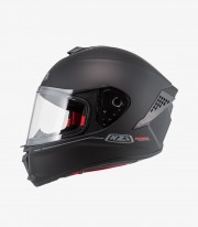 NZI Wake Matte Black Full Face Helmet