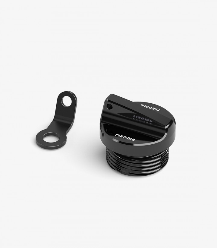 Öleinfülldeckel Rizoma Schwarz M24x2 für verschiedene Modelle von BMW TP127B