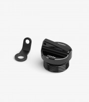 Rizoma Black Oil Filter Cap M24x2 for various models of Ducati, Honda, Kawasaki & Yamaha TP127B