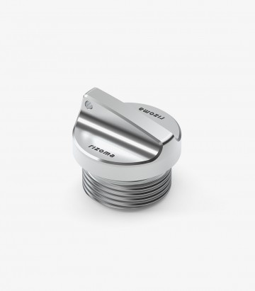 Öleinfülldeckel Rizoma Silber M24x2 für verschiedene Modelle von BMW TP127A