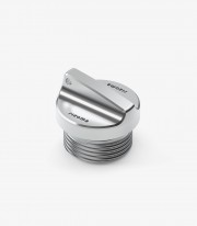 Rizoma Silver Oil Filter Cap M24x2 for various models of Ducati, Honda, Kawasaki & Yamaha TP127A