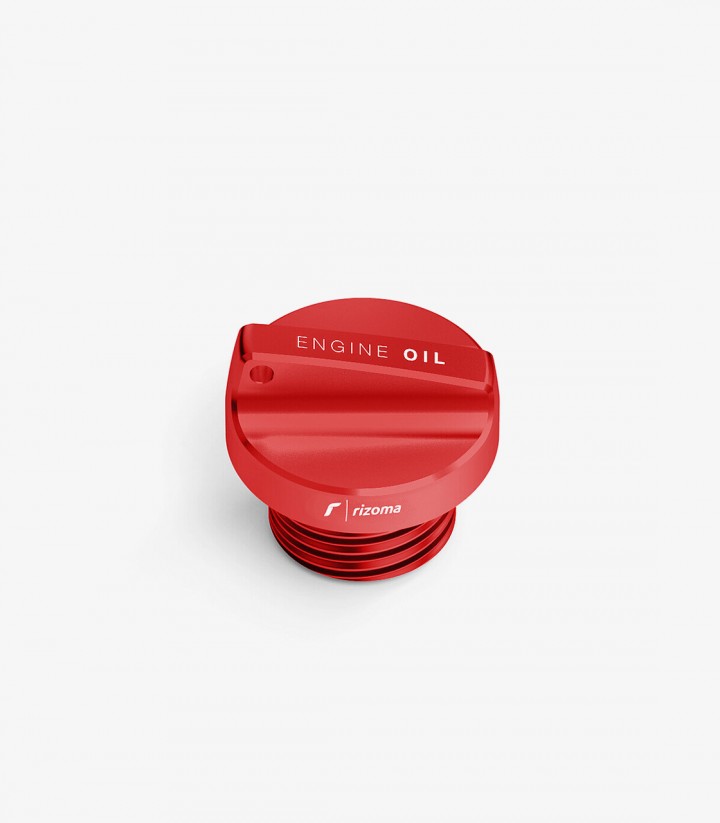 Öleinfülldeckel Rizoma Rot M20x2,5 für verschiedene Modelle von Ducati, Honda, Kawasaki und Yamaha TP123R