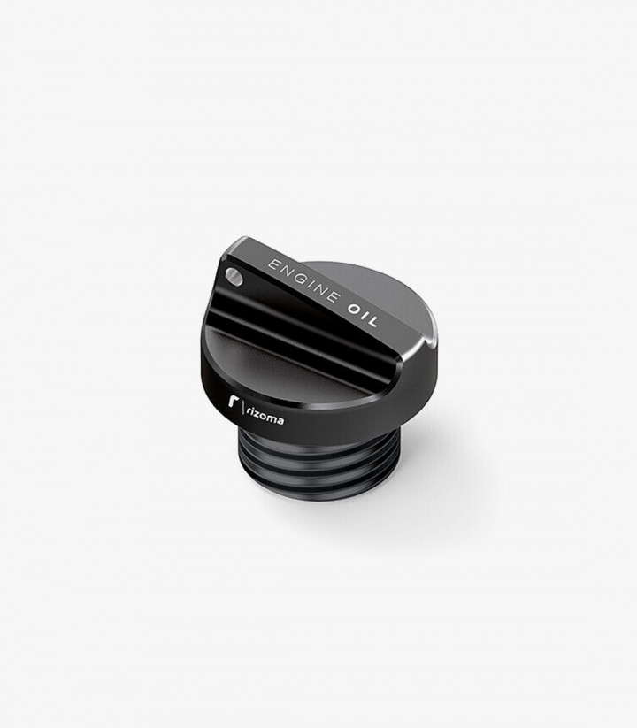 Tapón Llenado Aceite Rizoma Negro M20x2,5 para varios modelos de Ducati, Honda, Kawasaki y Yamaha TP123B