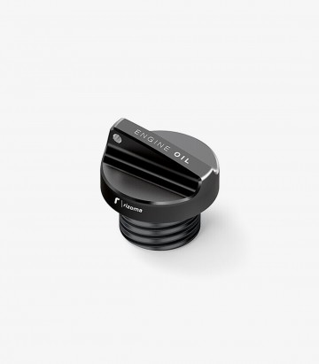 Tapón Llenado Aceite Rizoma Negro M20x2,5 para varios modelos de Ducati, Honda, Kawasaki y Yamaha TP123B