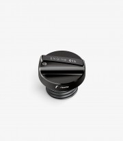 Rizoma Black Oil Filter Cap M20x2,5 for various models of Ducati, Honda, Kawasaki & Yamaha TP123B