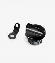Tapón Llenado Aceite Rizoma Negro M20x2,5 para varios modelos de Ducati, Honda, Kawasaki y Yamaha TP123B