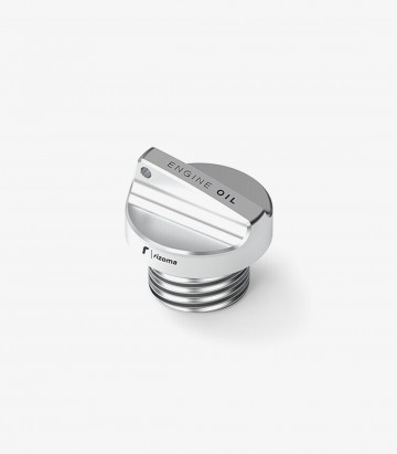 Öleinfülldeckel Rizoma Silber M20x2,5 für verschiedene Modelle von Ducati, Honda, Kawasaki und Yamaha TP123A