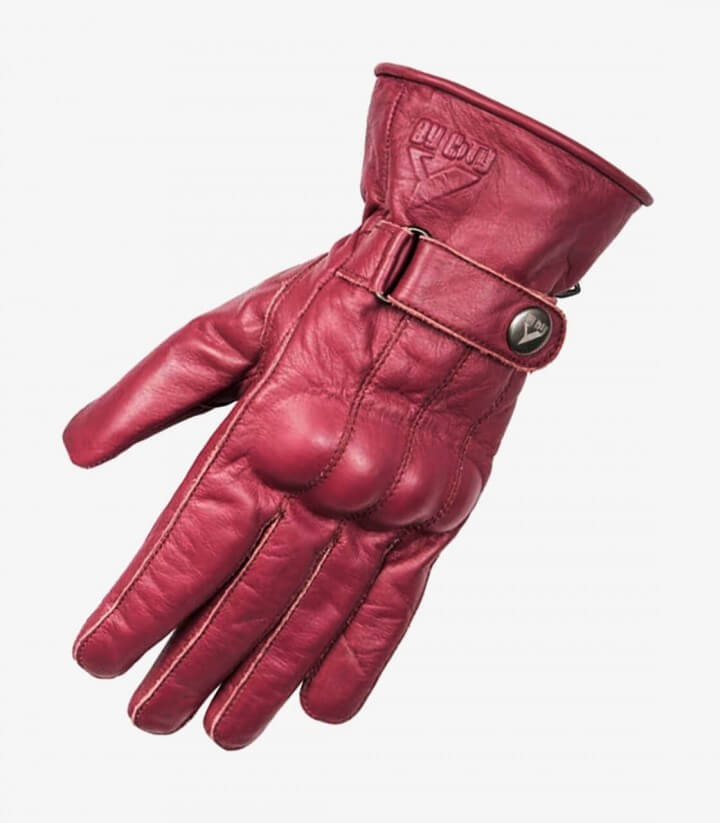 Damen-Winterhandschuhe Elegant von By City in Granatrot