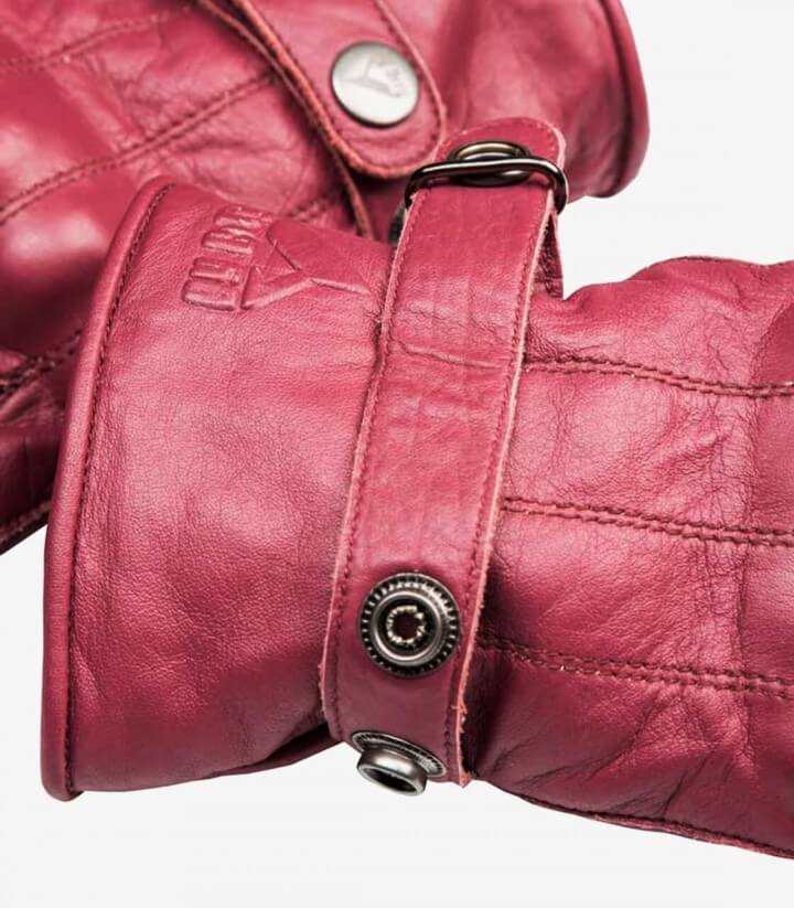 Guantes de invierno de mujer Elegant de By City en color granate
