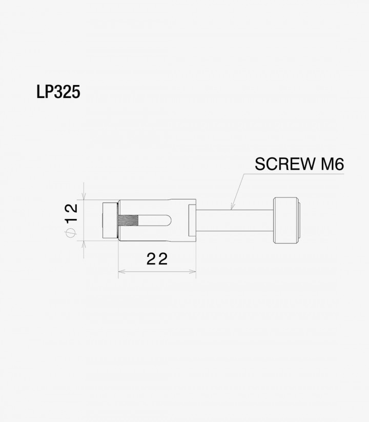 Adapter End-Mount-Spiegel und PROGUARD Rizoma several BMW models LP325B