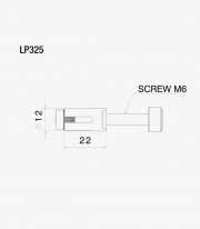 Rizoma End-Mount Mirror & PROGUARD Adapter BMW R nineT / R 12 nineT / S 1000 R / S 1000 RR (09-25) LP325B