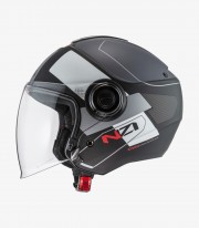 NZI Civic Black, Antracite and Matte Grey Open Face Helmet