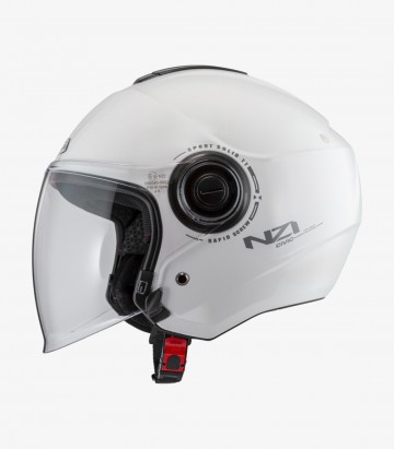 NZI Civic White Open Face Helmet