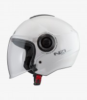 NZI Civic White Open Face Helmet