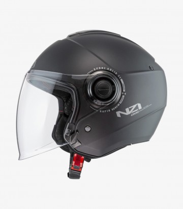 Casco Jet NZI Civic Negro Mate