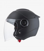 NZI Civic Stream Matte Black Open Face Helmet
