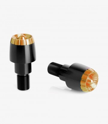 Puig Thruster Bar Ends in Golden for Kawasaki ER-6, Ninja, Versys, Vulcan S and other models