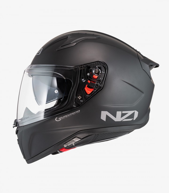 Integralhelm NZI Freccia Duo Mattschwarz