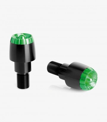 Puig Thruster Bar Ends in Green for Kawasaki ER-6, Ninja, Versys, Vulcan S and other models