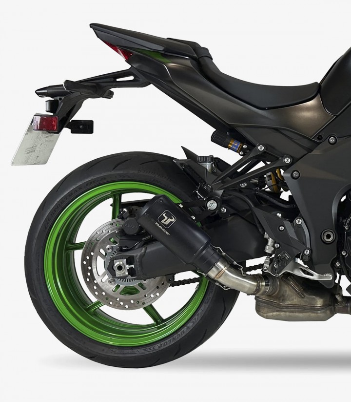 Escape AK7228SB IXRACE MK2B Negro para Kawasaki Z1100 (25-26)