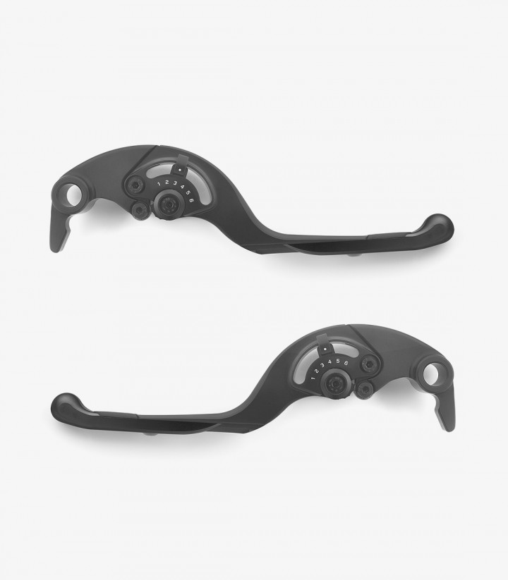Manetas de Freno Adjustable Plus Rizoma Yamaha T-Max 530 / 560 (17-25) Negro LBX208B