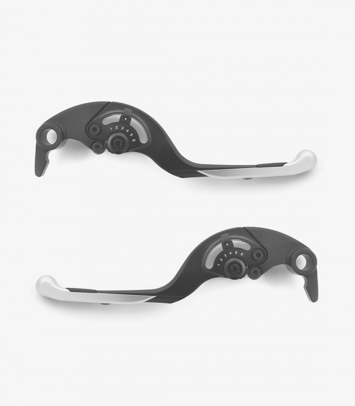 Manetas de Freno Adjustable Plus Rizoma Yamaha T-Max 530 / 560 (17-25) Plateado LBX208A