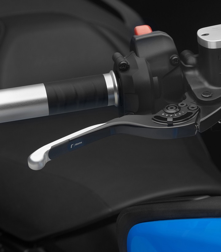 Manetas de Freno Adjustable Plus Rizoma Yamaha T-Max 530 / 560 (17-25) Plateado LBX208A