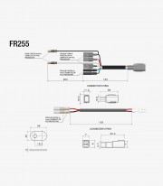 Cable Adaptador con Soporte Intermitente Rizoma Aprilia RSV4 1100 / Factory (25) FR255B