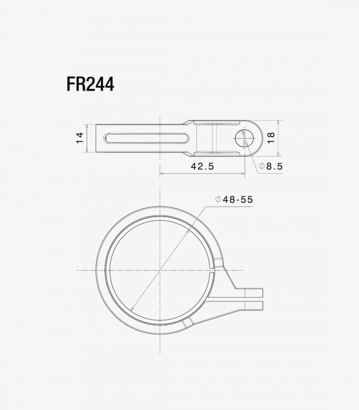 Adaptadores Intermitentes No Originales Rizoma para Varios modelos de BMW, Ducati, Honda, Indian y Kawasaki FR244B
