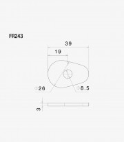 Adaptadores Intermitentes No Originales Rizoma para Varios modelos de Yamaha y MV Agusta FR243B