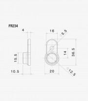 Adaptadores Intermitentes No Originales Rizoma para Suzuki GSX-8S/S750/S1000 (14-25) FR234B