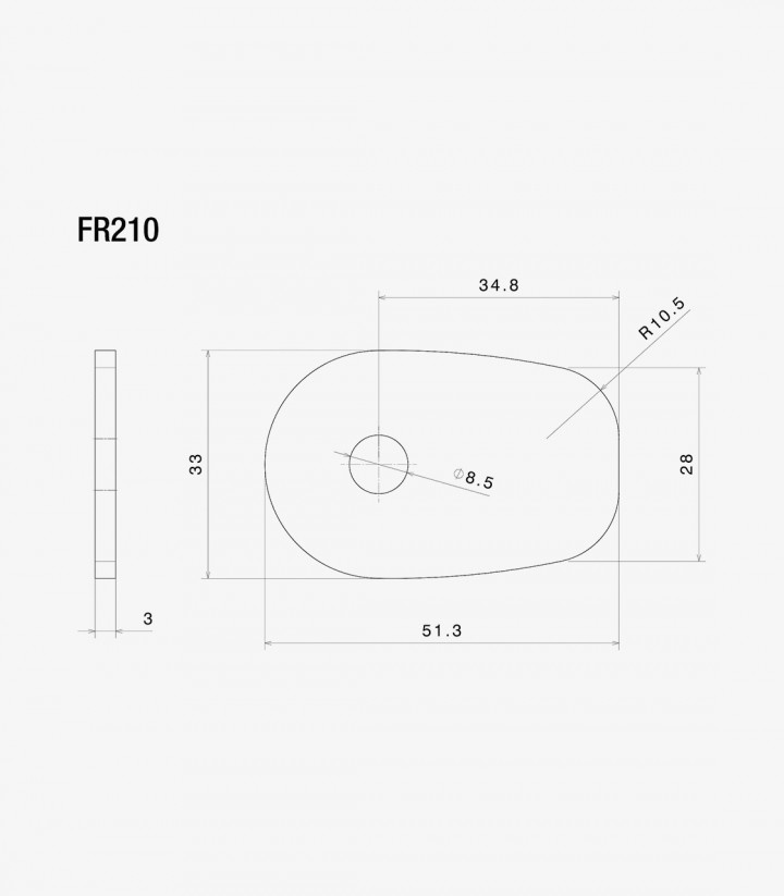 Adaptadores Intermitentes No Originales Rizoma para Kawasaki ER-6F, Ninja ZX-6/9/10R, Z 750/1000, Yamaha FZ6, MT-01, YZF R1 (98-