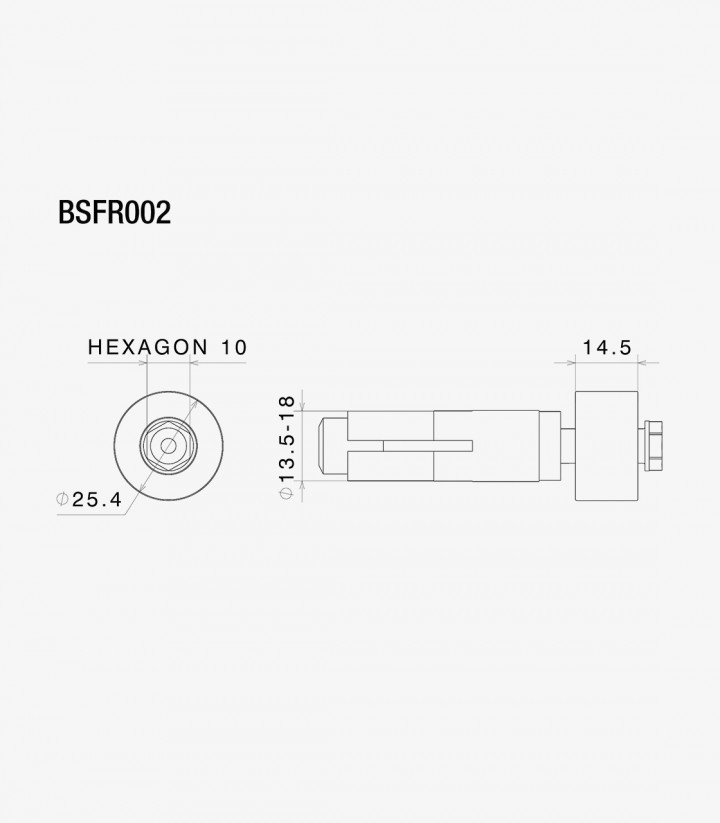 Rizoma Non-Original Turn Signal Adapters for Various models of Ducati, Honda, Kawasaki, Triumph & Yamaha BSFR002B