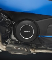 Rizoma Crankcase Cover Trim Yamaha T-Max 560 / Tech Max (21-25) Black ZYF064B