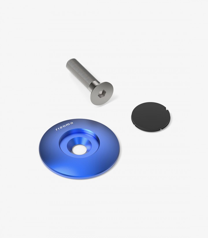 Embellecedor Soporte Escape OEM Rizoma BMW M 1000 R/RR, R 12, R 1200/1250/1300 GS, R nineT, S 1000 R/RR (09-26) Azul ZBW114U