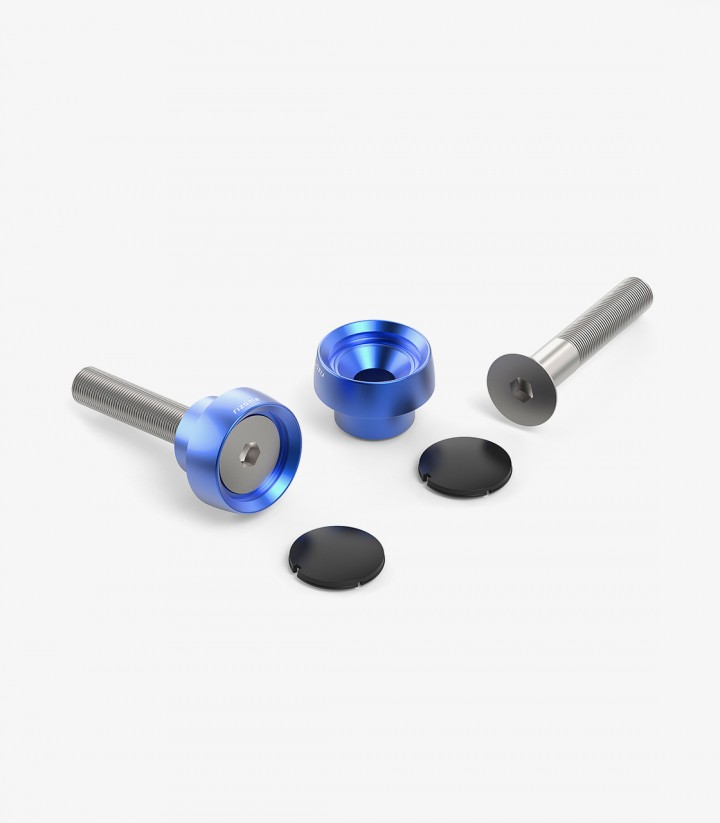 Embellecedor Tornillo Paramanos OEM Rizoma BMW F 800/850/900 GS/XR, R 1200/1300 GS, S 1000 XR (10-25) Azul ZBW110U
