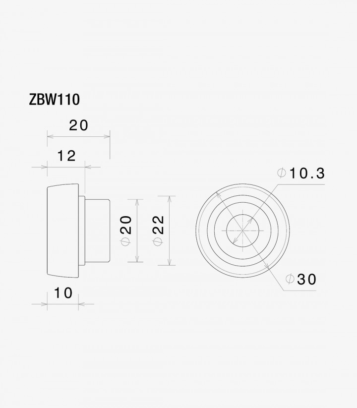 Zierblende Schraube OEM-Handprotektor Rizoma several BMW models Schwarz ZBW110B