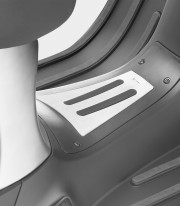 Rizoma Central Tunnel Cover in Silver for Vespa GTS / GTV / Sei Giorni 310 (15-25) ZVP036A